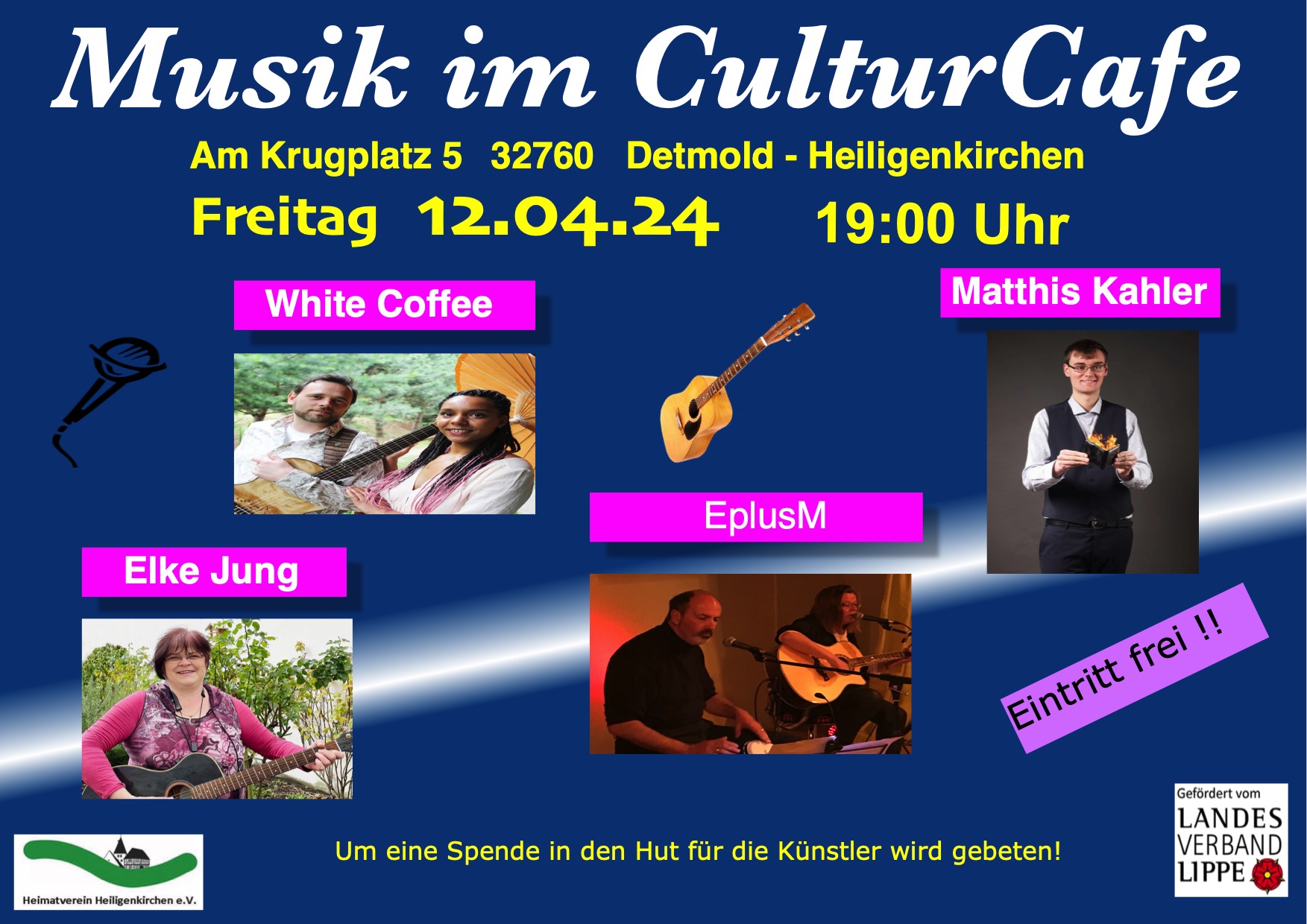 Musik im Cultur Cafe 12.04.24 Neu